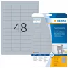 Typeplaatetiketten HERMA 4221 A4 45,7x21,2 mm zilver