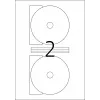 Zelfklevend printeretiket HERMA cd-etiketten Maxi A4 Ø 116 mm