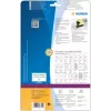 Zelfklevend printeretiket HERMA cd-etiketten Maxi A4 Ø 116 mm