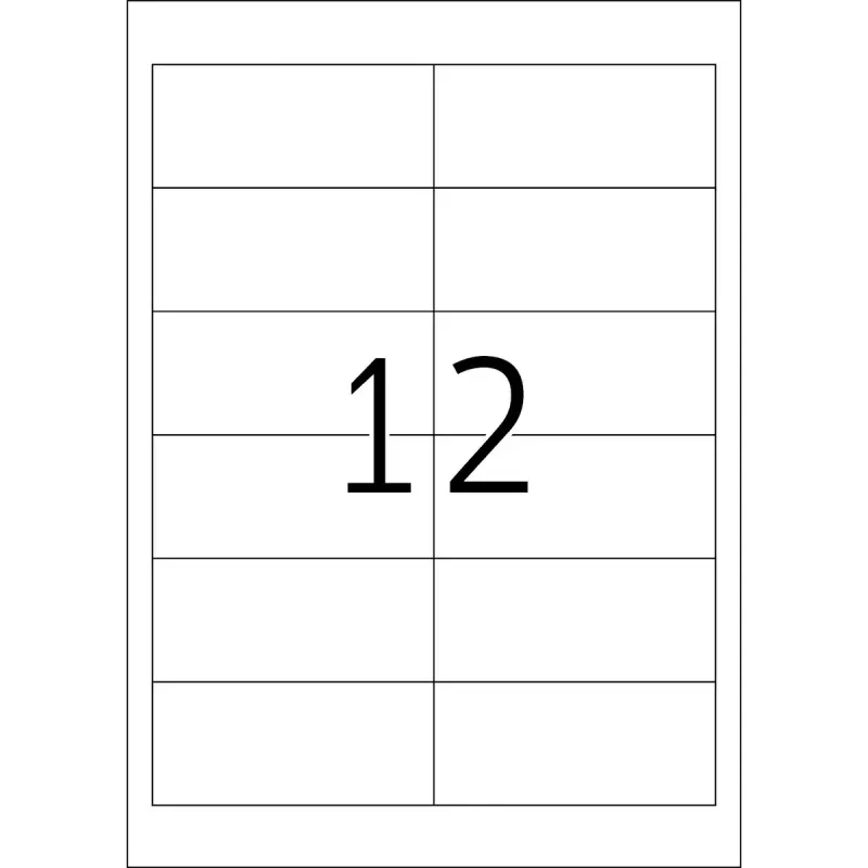 Zelfklevende printeretiketten HERMA Labels Premium A4 97x42,3 mm