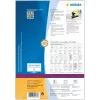 Zelfklevende printeretiketten HERMA cd-etiketten Maxi A4 Ø 116 mm