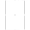 Veelzijdige etiketten HERMA 52x82 mm wit papier mat handbeschriftung 128 stuks