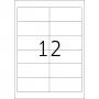 Labels HERMA Premium A4 97x42,3 mm wit papier mat 2400 stuks