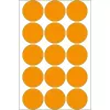 Veelzijdige etiketten HERMA 2274 feloranje 32 mm rond 360 stuks