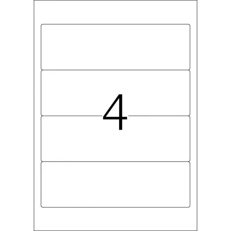 Zelfklevende printeretiketten HERMA ordneretiketten A4 192x59 mm