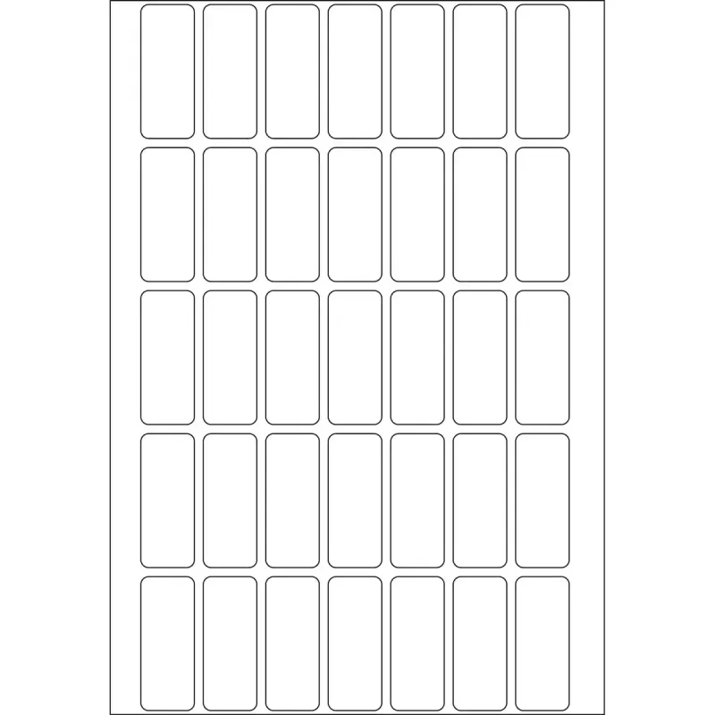 Veelzijdige etiketten HERMA 1120 stuks 12x30 mm wit papier mat