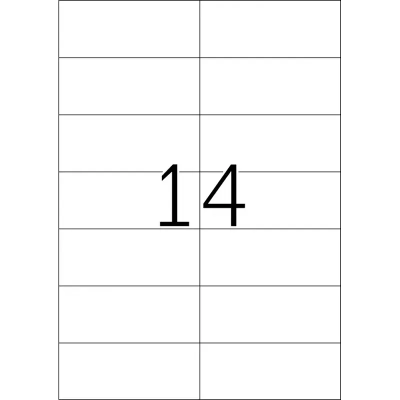 Zelfklevende printeretiketten HERMA Premium A4 105x42,3 mm 350 stuks