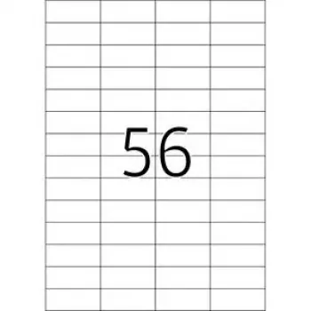 Ablösbare etiketten HERMA A4 52,5x21,2 mm wit 1400 stuks