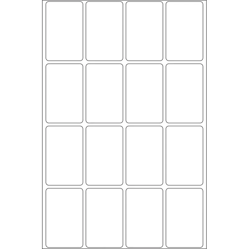 Meerdoel-etiketten HERMA 25x40 mm wit papier mat handbeschriftung
