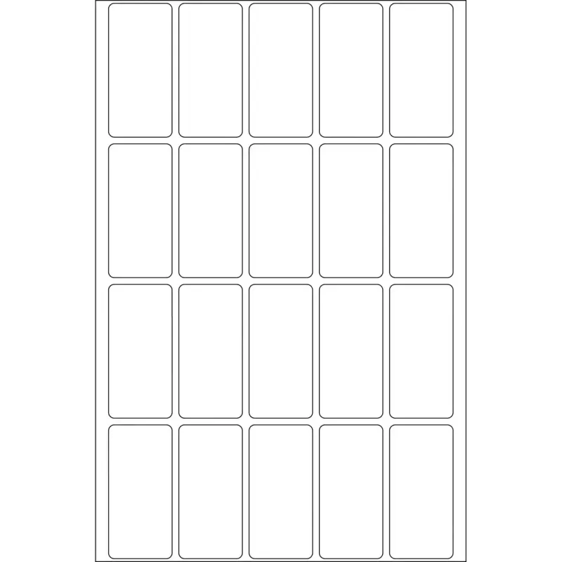 Meerdoel-etiketten HERMA 19x40 mm wit papier mat handbeschriftung
