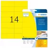 Zelfklevende etiketten HERMA 5058 geel 105x42.3 mm 280 stuks