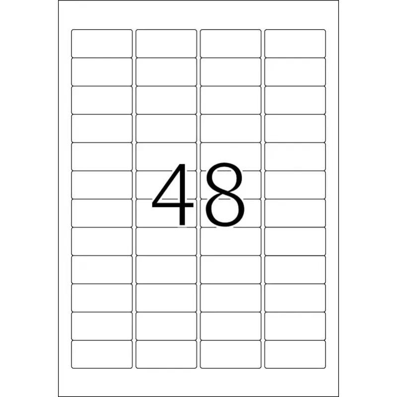 Zelfklevende printeretiketten HERMA Labels A4 45,7 x 21,2 mm