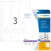 Zelfklevende printeretiketten HERMA inkjet-dossieretiketten A4 61x297 mm