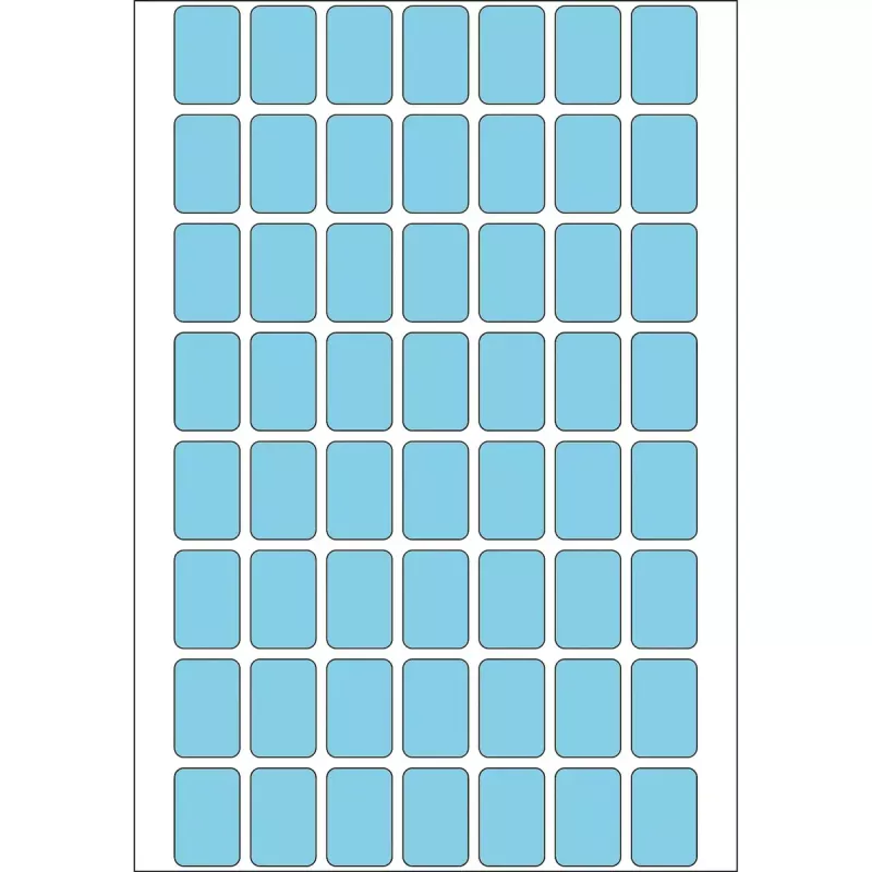 Meerdoel-etiketten HERMA 12x18 mm blauw papier mat handbeschriftung