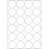 Multifunctionele etiketten HERMA 768 st. rond wit papier 25 mm
