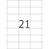 Zelfklevende printeretiketten HERMA Labels A4 70x42,3 mm
