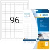 Inkjet-etiketten HERMA A4 30,5x16,9 mm 2400 stuks