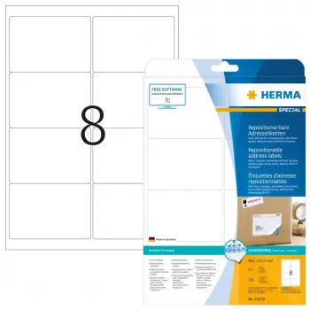 Herbruikbare adresetiketten HERMA 10018