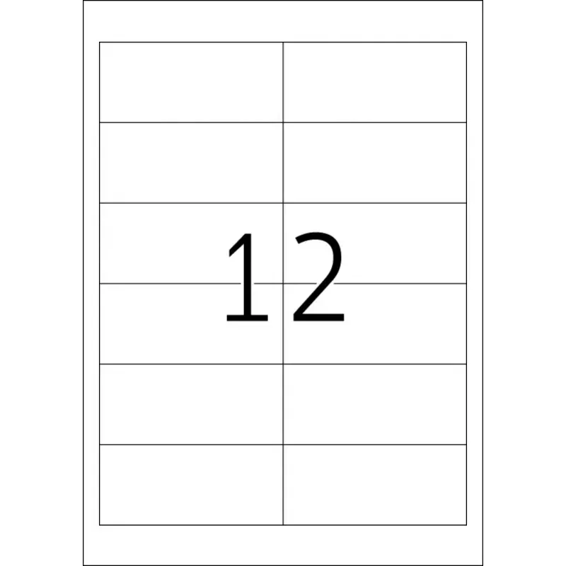 Zelfklevende printeretiketten HERMA Labels Premium A4 97x42,3 mm