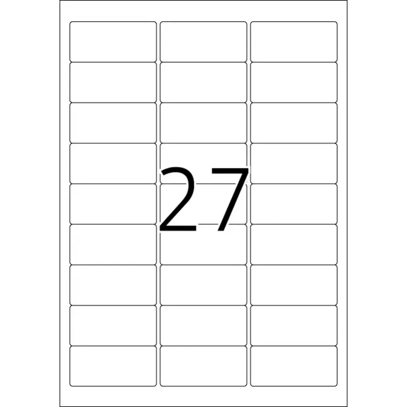 Zelfklevend printeretiket HERMA 10903 A4 63,5x29,6 mm