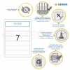 HERMA ordnerrugetiketten A4 192x38 mm wit papier mat dekkend 175 st.