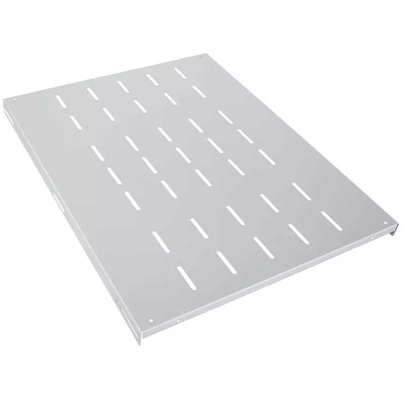 Intellinet 19 inch vast montageplateau, 1HE, 800 mm diepte, hoog belastbaar, max. 100 kg, grijs