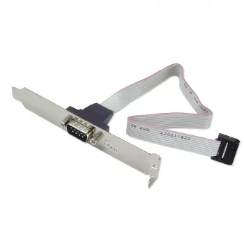 Lindy PC back plate seriële adapter (9 way D male 1:1 wiring)