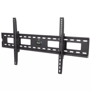 Manhattan wandhouder voor tv & monitors (kantelbaar), voor schermen van 37 inch tot 75 inch, VESA-compatibiliteit: alle tussen 200x200 mm en 800x400 mm – controleer de afmetingen van de vier bevestigingsgaten op de achterkant van het scherm om te controleren of ze passen, max. 75 kg, zwart, houder