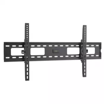 Manhattan wandhouder voor tv & monitors (kantelbaar), voor schermen van 37 inch tot 75 inch, VESA-compatibiliteit: alle tussen 200x200 mm en 800x400 mm – controleer de afmetingen van de vier bevestigingsgaten op de achterkant van het scherm om te controleren of ze passen, max. 75 kg, zwart, houder