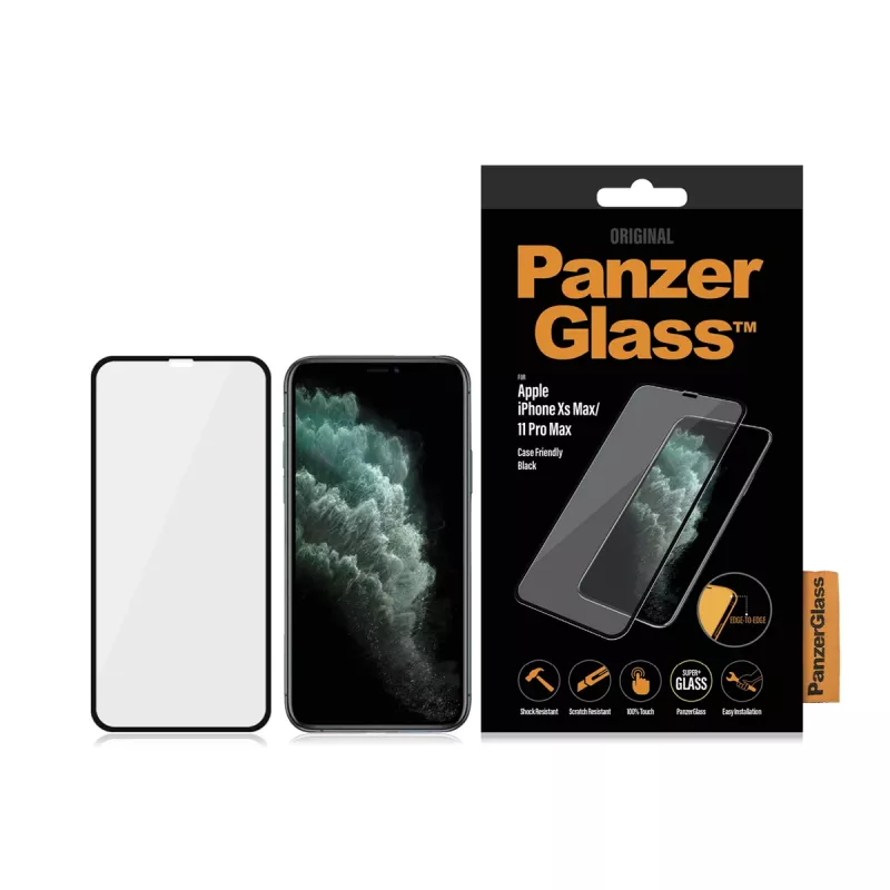 PanzerGlass® displayschermfolie iPhone 11 Pro Max | Xs Max | Edge-to-Edge