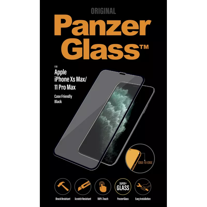 PanzerGlass® displayschermfolie iPhone 11 Pro Max | Xs Max | Edge-to-Edge