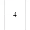 Zelfklevend printeretiket HERMA Labels Premium A4 105x148 mm