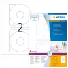 CD-etiketten HERMA A4 Ø 116 mm wit papier mat lichtdicht 200 stuks
