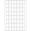 Meerdoelige etiketten HERMA 12x18 mm wit papier mat 1792 stuks