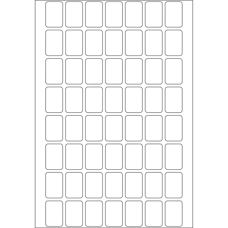 Meerdoelige etiketten HERMA 12x18 mm wit papier mat 1792 stuks