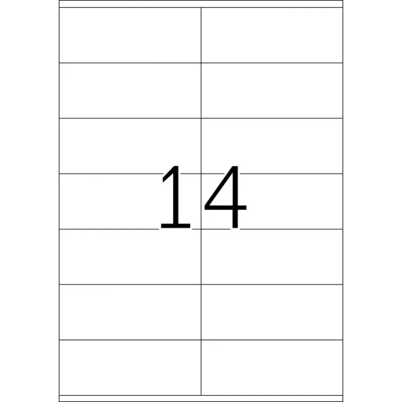 HERMA Premium etiketten A4 105x41 mm wit papier mat 1400 stuks