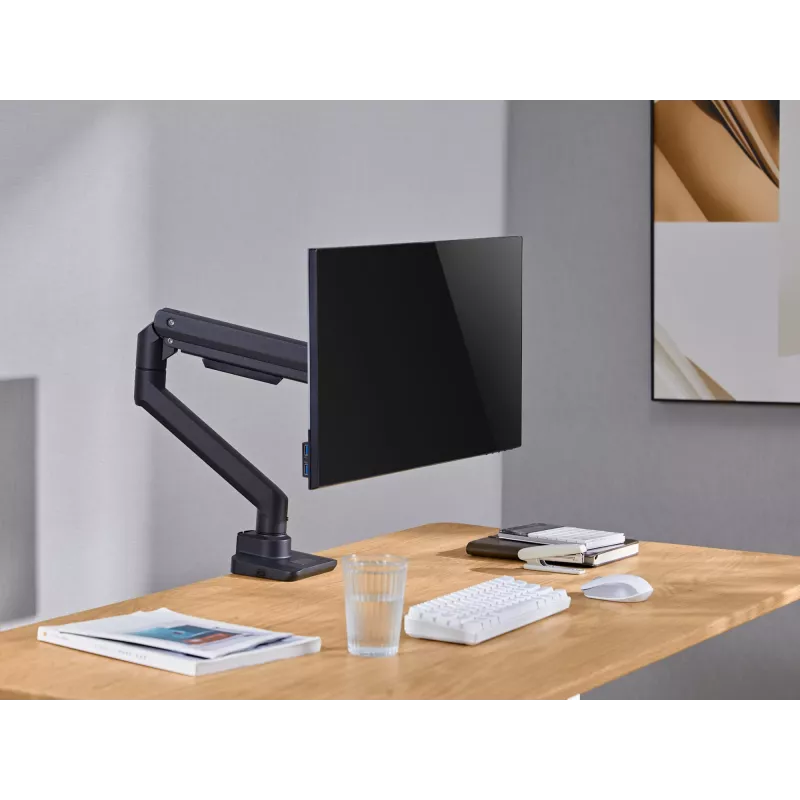 Equip 17 inch-49 inch heavy-duty monitor-tafelbeugel, zwart