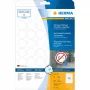 Zelfklevende etiketten HERMA 4571 herbruikbaar wit 960 stuks