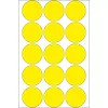 Veelzijdige etiketten HERMA 2271 rond geel Ø 32 mm 480 stuks