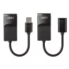 Lindy 60m USB 1.1 Cat.6 extender basic, netwerkzender & -ontvanger, 60 m, 12 Mbit/s, Cat5e, Cat6, zwart, kunststof