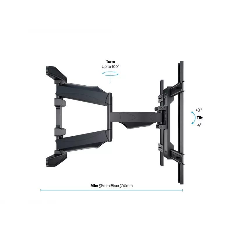 Full Motion dual monitorbeugel Multibrackets M VESA Flexarm XL