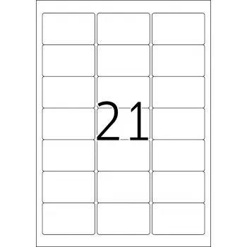 Herbruikbare adresetiketten HERMA 63,5x38,1 mm 2100 stuks
