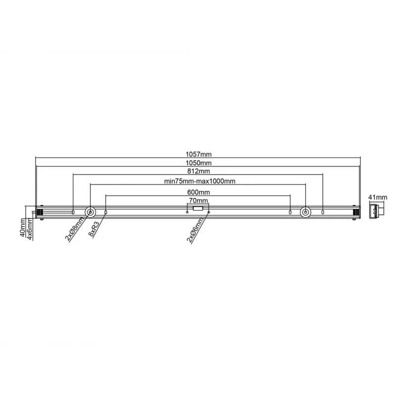 Multibrackets M Universal muurbeugel zwart large