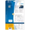 Zelfklevend etiket voor printer HERMA 5116 A4 49x10 mm 1500 stuks