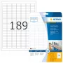 Zelfklevende printeretiketten HERMA Labels A4 25,4x10 mm wit extra sterke hechting papier mat 4725 stuks