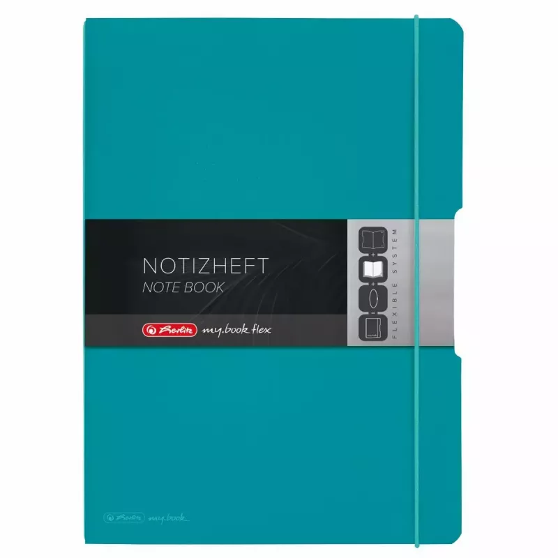 Schrijfblok Herlitz 50015986 A4 80 vel turquoise