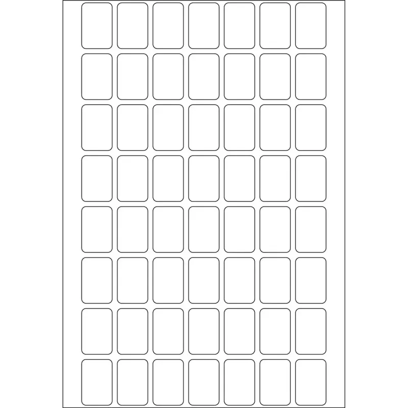 Multifunctionele etiketten HERMA 12x18 mm wit verplaatsbaar/verwijderbaar papier mat