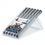 Fineliner Staedtler 308 SB6P zwart 6 stuks