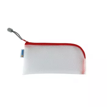 Etui HERMA 20002 hard EVA rood transparant 110x230mm