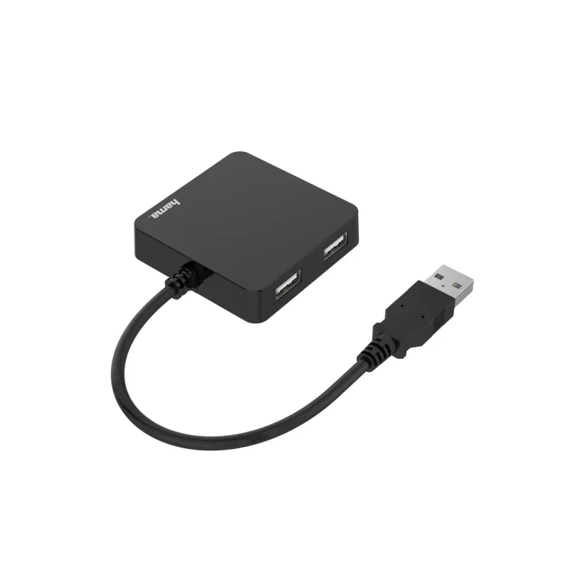Hama 00200121 interface-hub USB 2.0 480 Mbit/s zwart